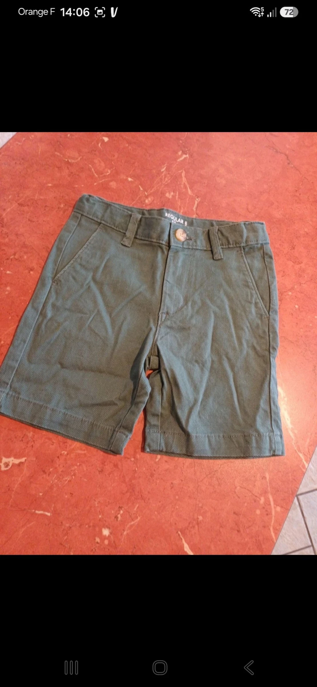 Short garçon taille 6 ans